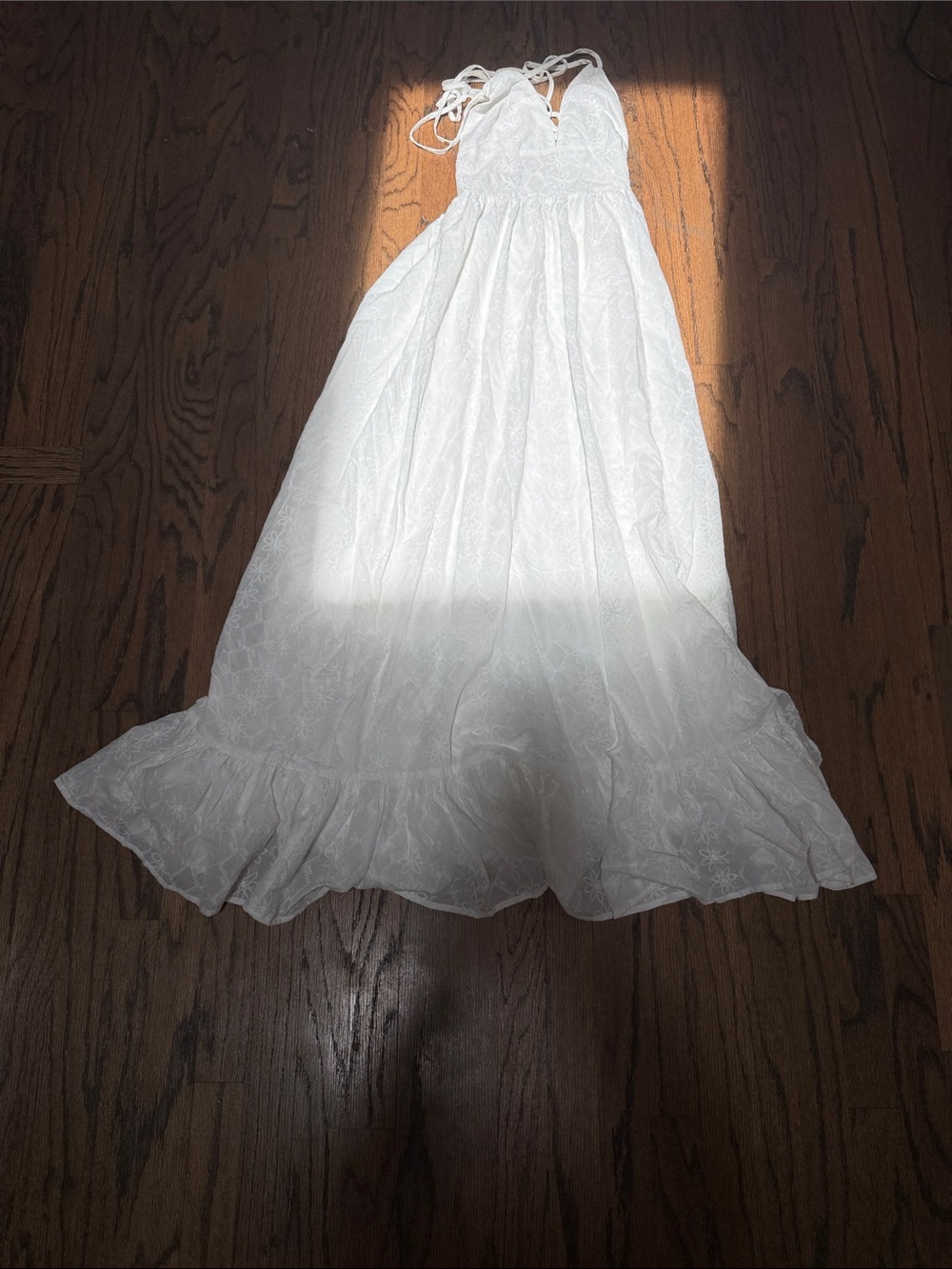 Hello Molly White Lightweight Summer Dress